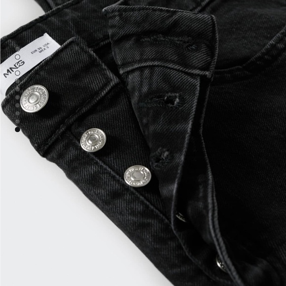 Mango high waist cropped straight jeans - Picture 5 of 8